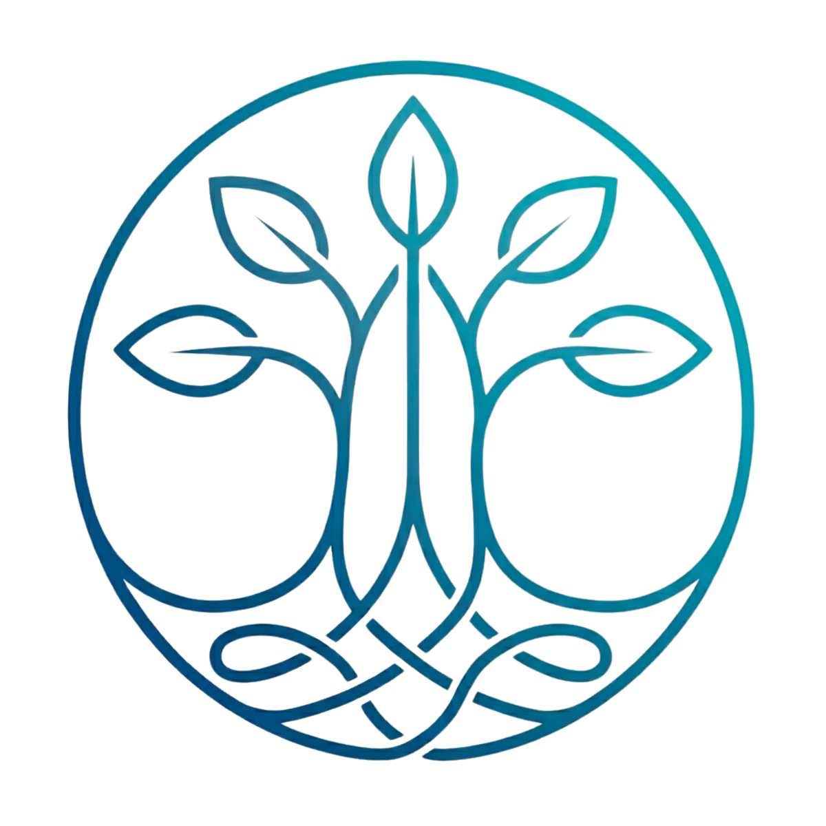 Abstract continuous line emblem (Gambia)